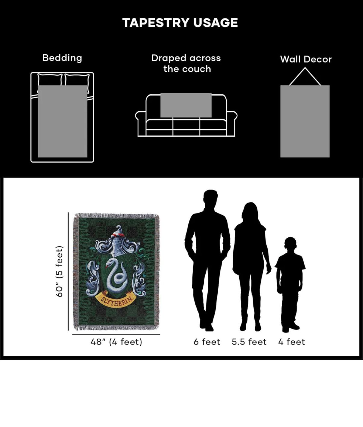 Slytherin Blanket